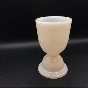 Vintage milk glass egg cup Easter